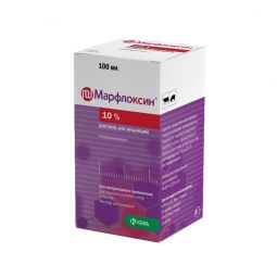 Марфлоксин 10% раствор для инъекций